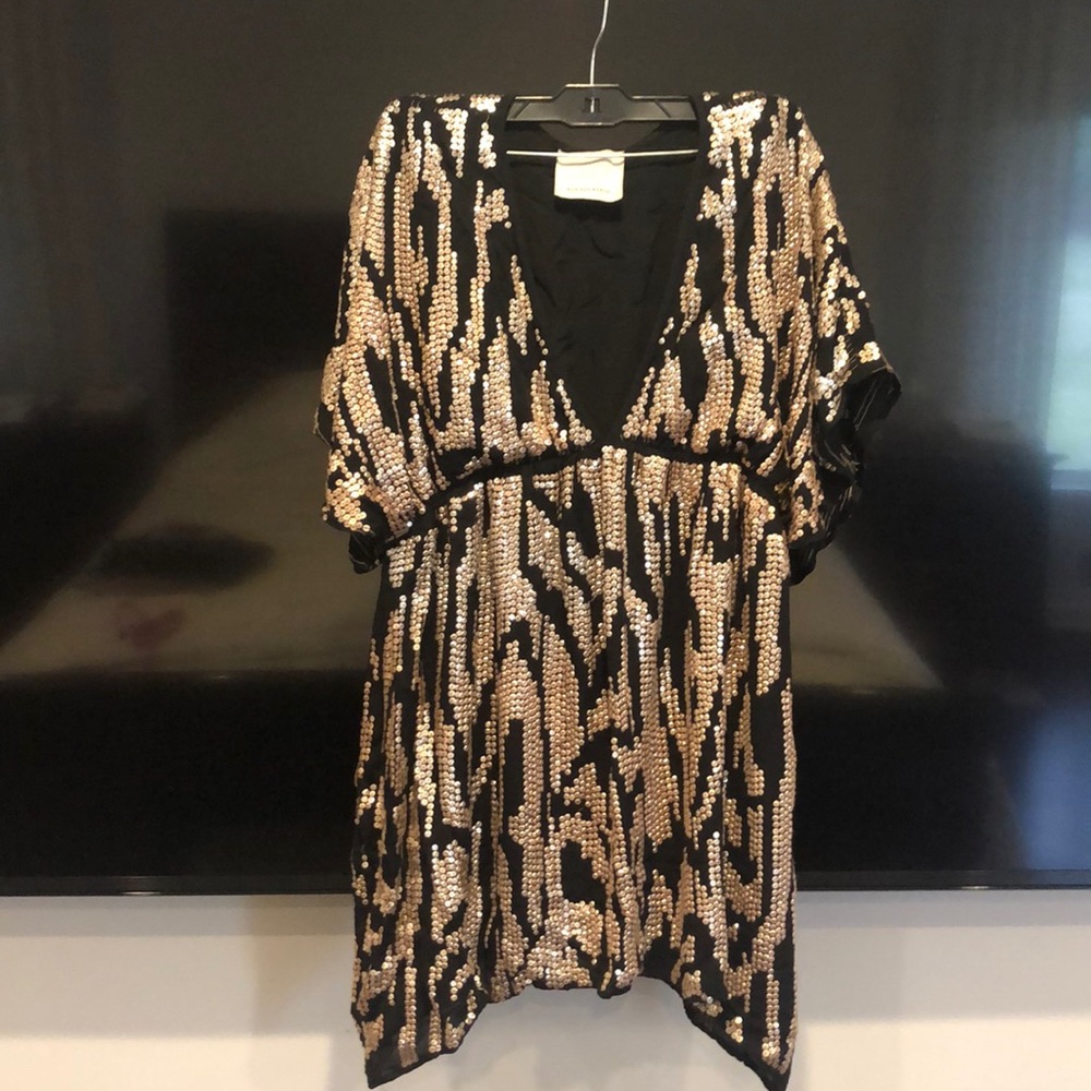 Madison Marcus asymmetrical sequin mini dress